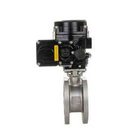 鑄鋼電動法蘭硬密封蝶閥